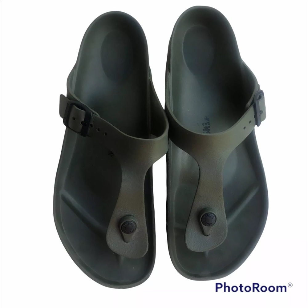 BIRKENSTOCK Green Gizah Flip Flop Sandals 10-10.5